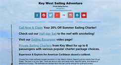 Desktop Screenshot of keywestsailingadventure.com